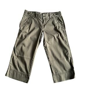 Vintage Lucky Brand Low Rise Cargo Pants: Olive Green - 30